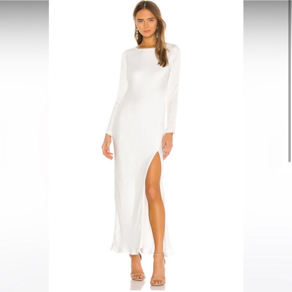 Bardot River Bias Dress in Orchid